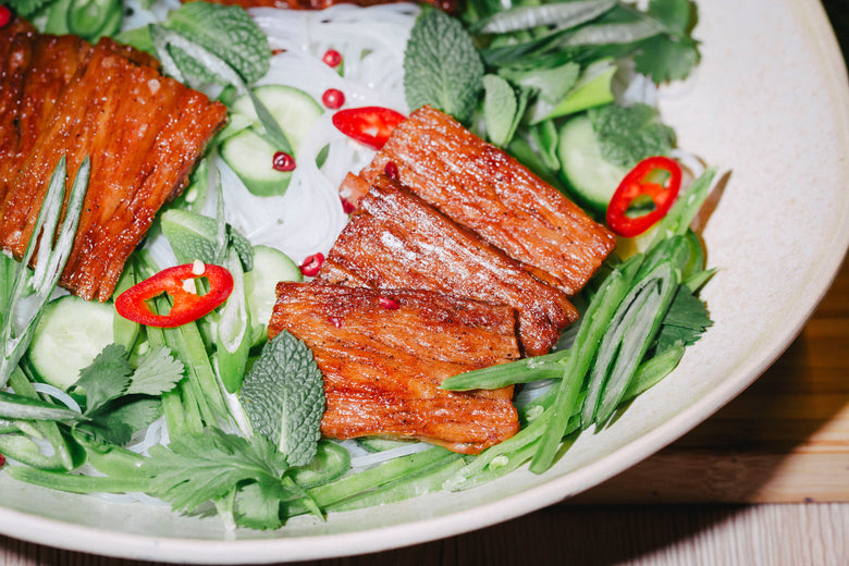 Plant-Based Rice Noodle Salad