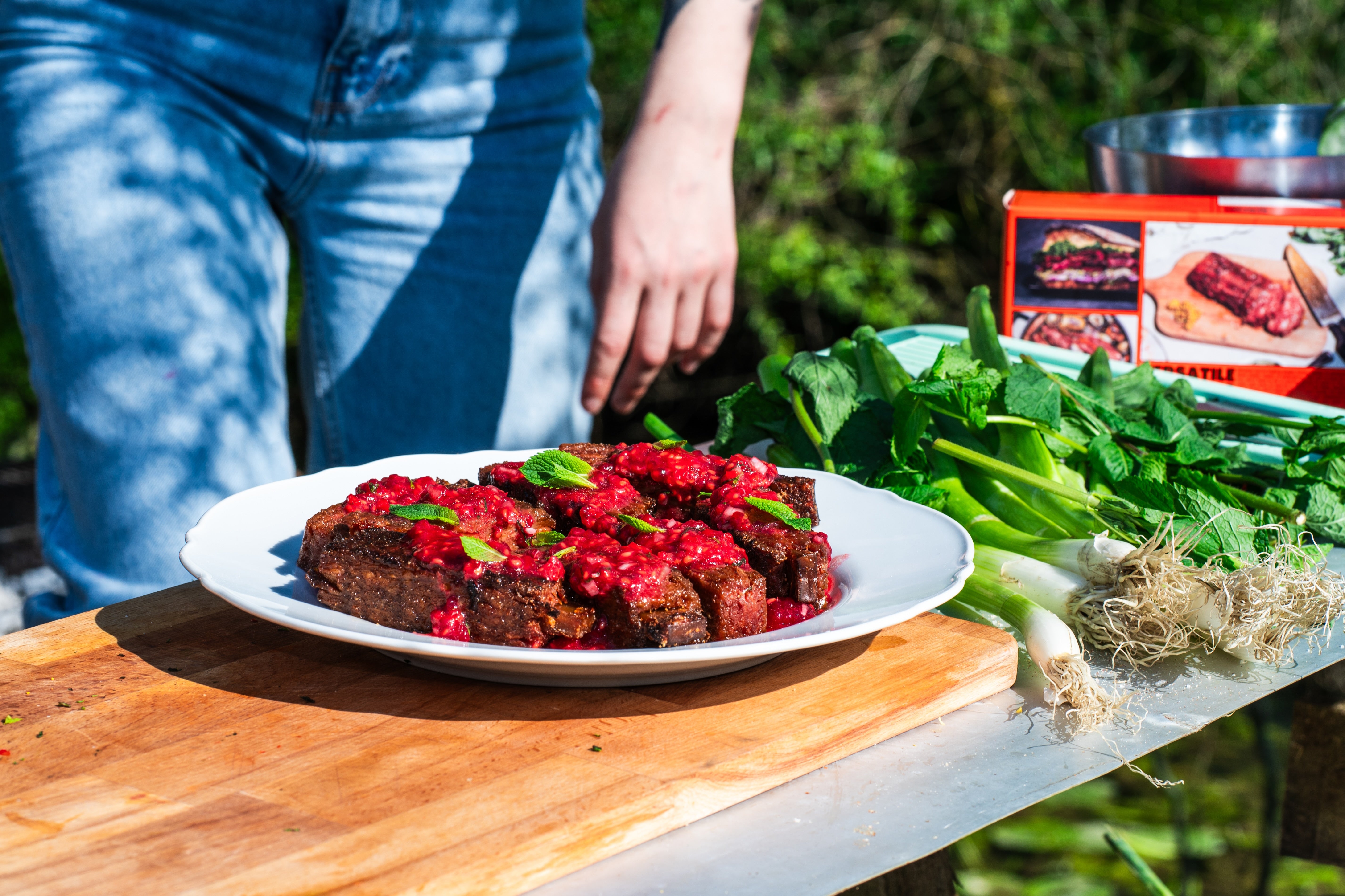 Spicy Vegan Ribs