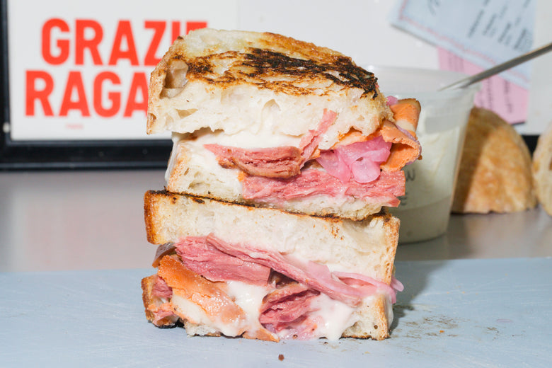Meaty Grilled Cheese Sandwich