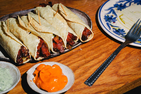 Spiced Vegan Steak Taquitos