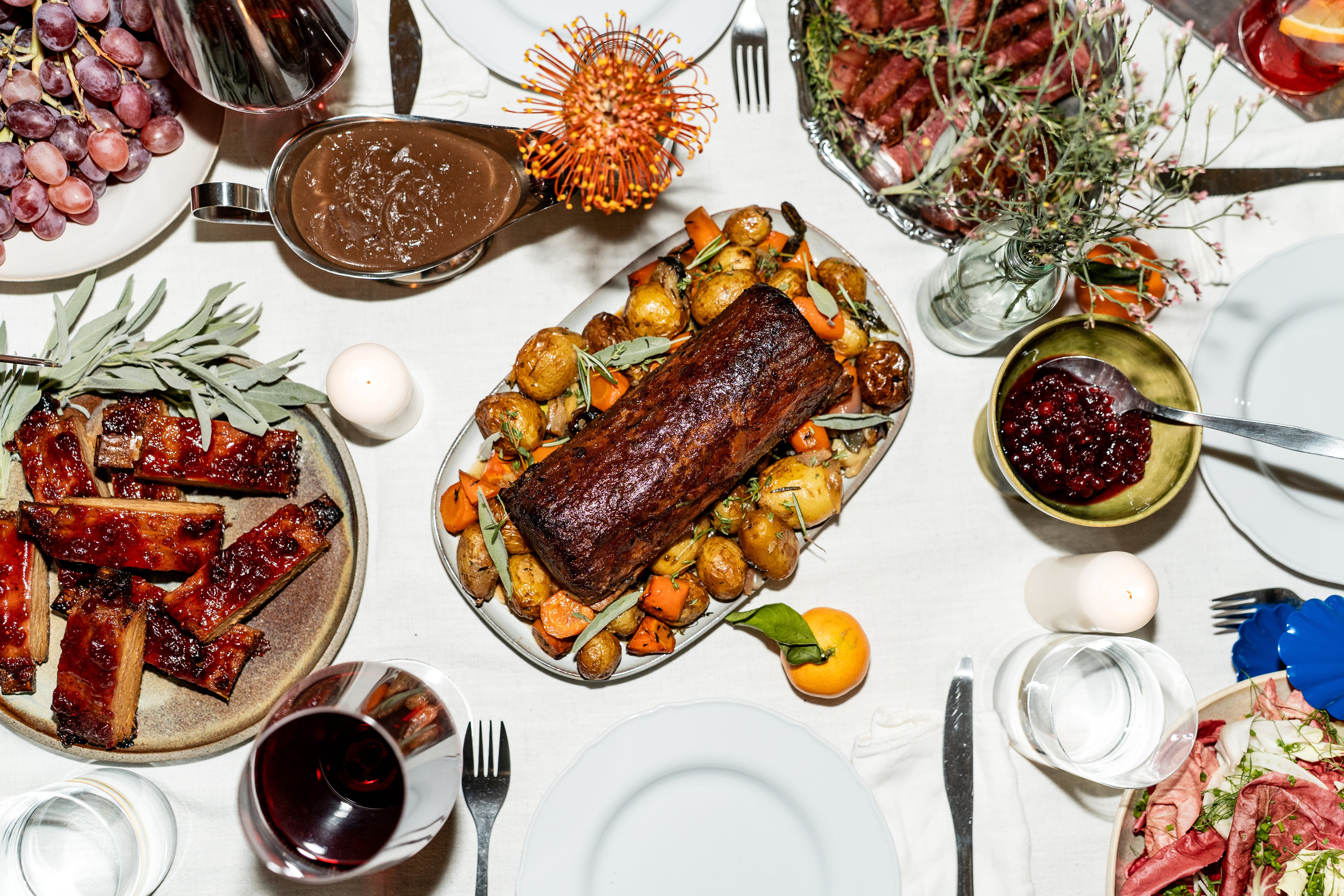 Cider Braised Plant-Based Loin