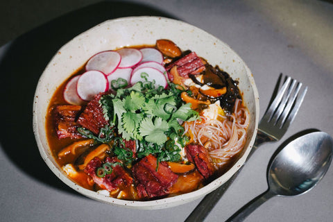 Hot and Sour Kimchi Soup with Marbles