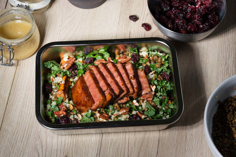 Fall Girl Grain and Kale Salad