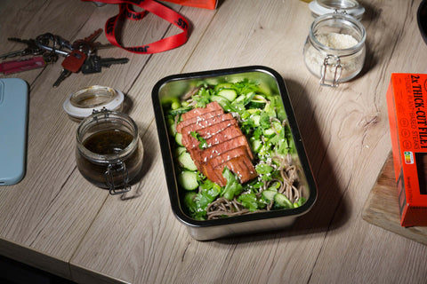 Cold Soba and Marbles Salad
