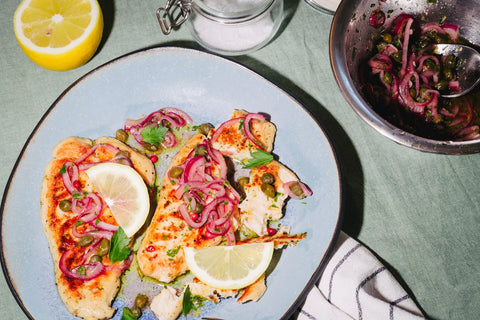 Kinda Cod plated and ready to serve